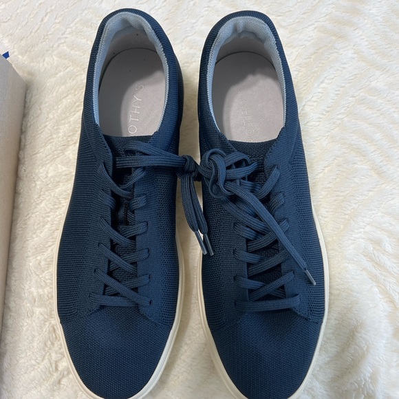 Rothy’s Men’s RS01 Sneaker Navy Blue Size 13 NEW IN BOX Sustainable Knit Lace Up - Picture 6 of 12